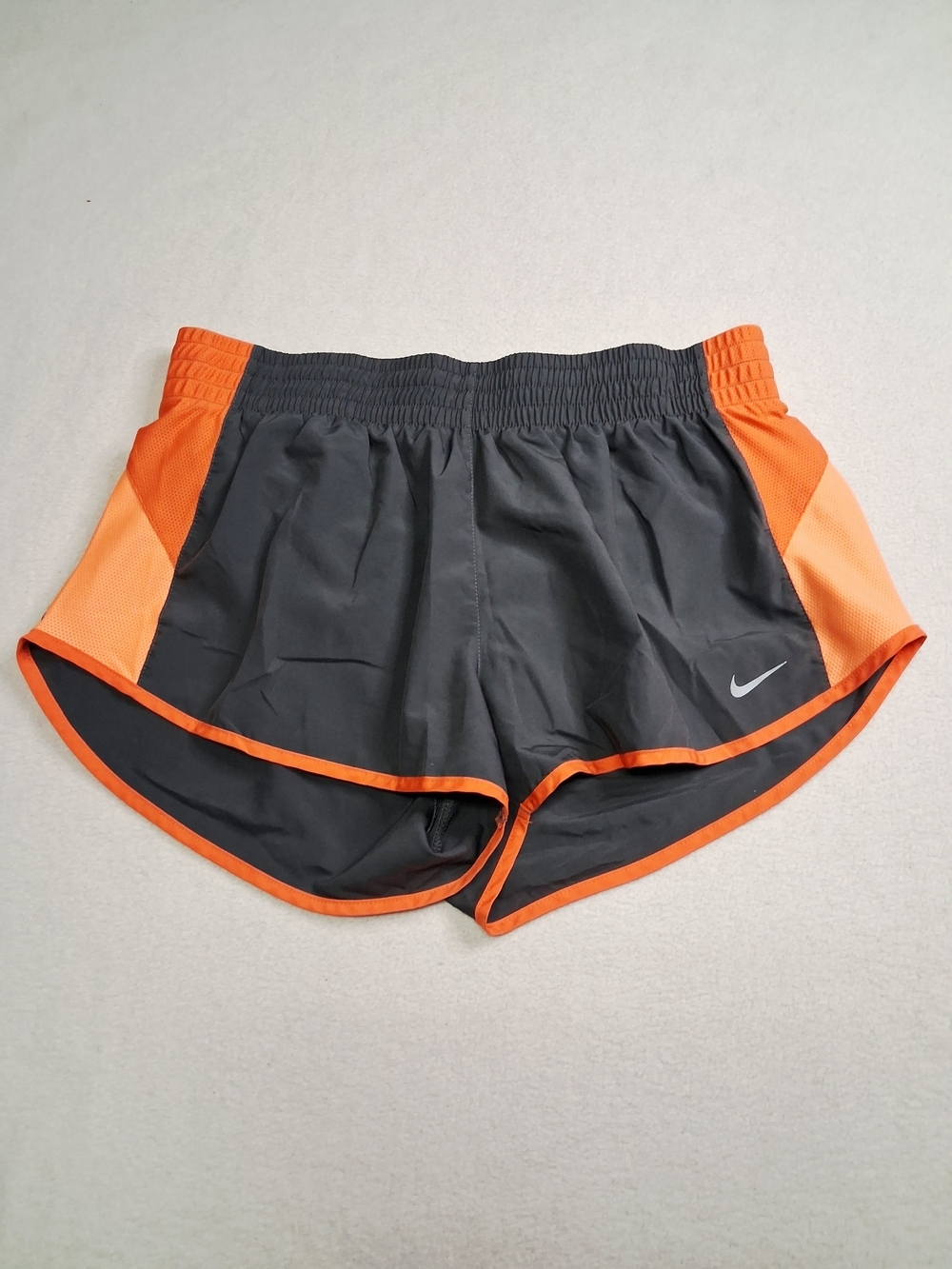 Nike Women’s Black Shorts with Orange Trim